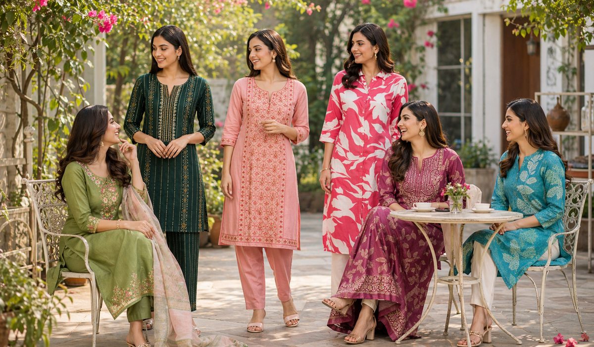Ethnic Embroidered Tops