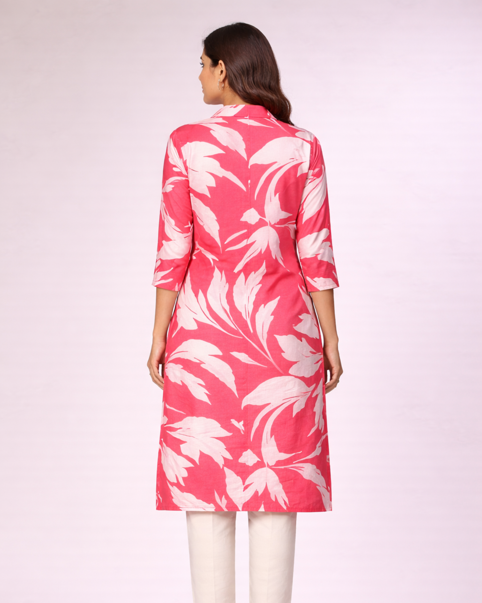 Zoora Pink Floral Printed Top for Women