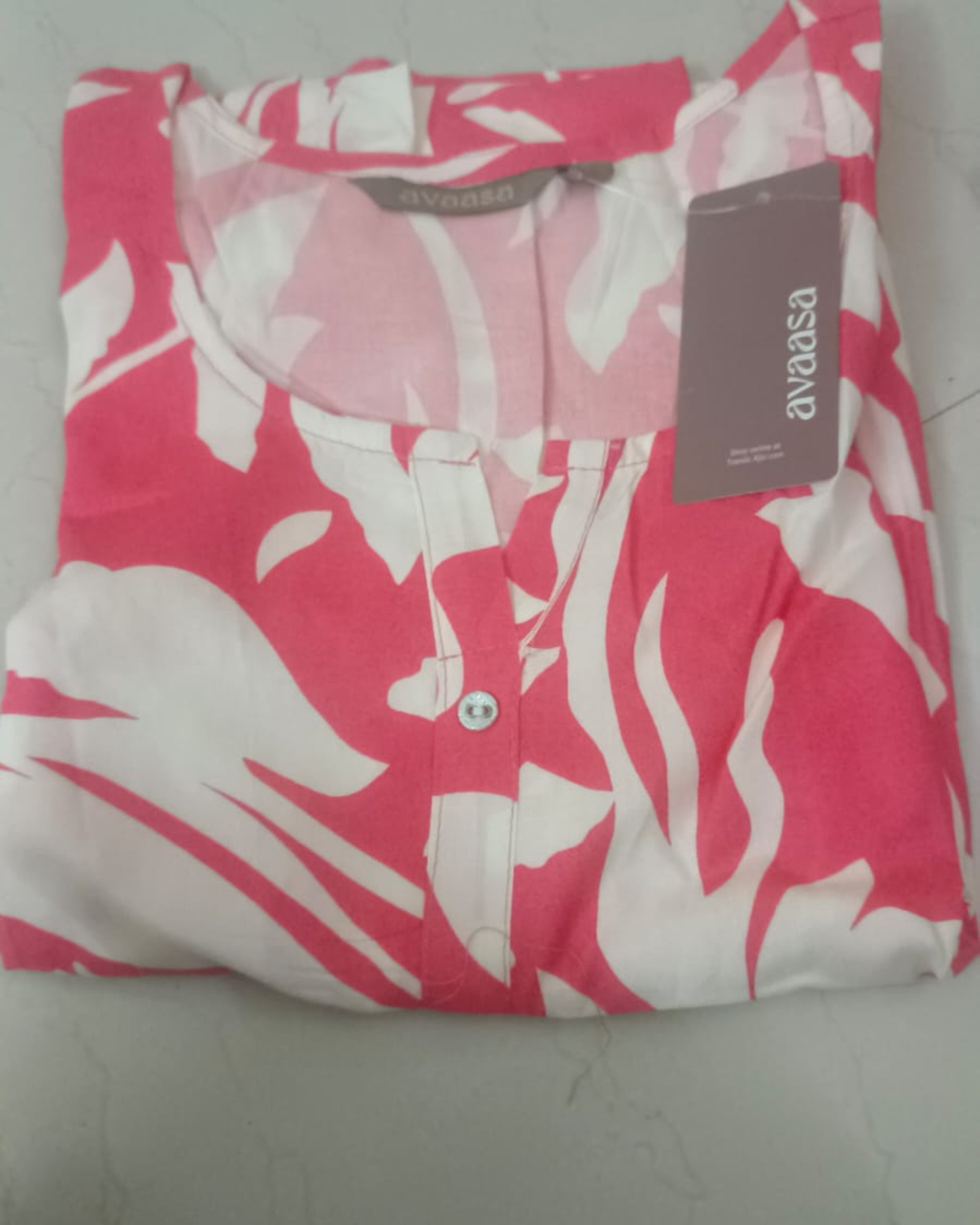 Zoora Pink Floral Printed Top for Women