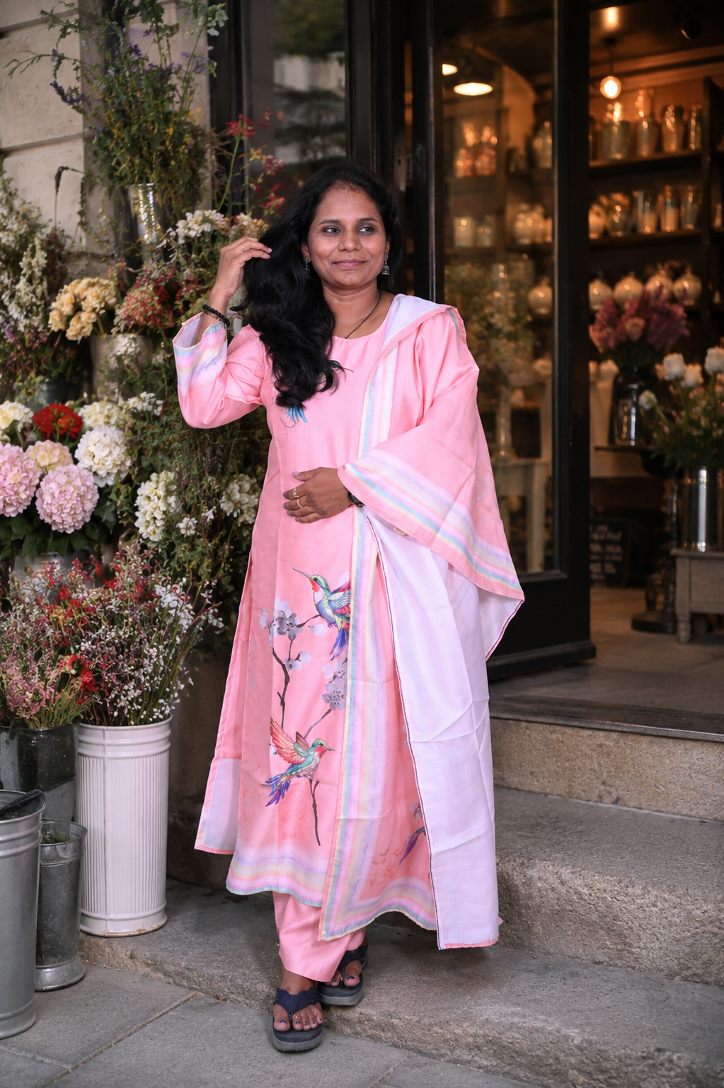 Women's Soft Cotton Printed Daily Wear