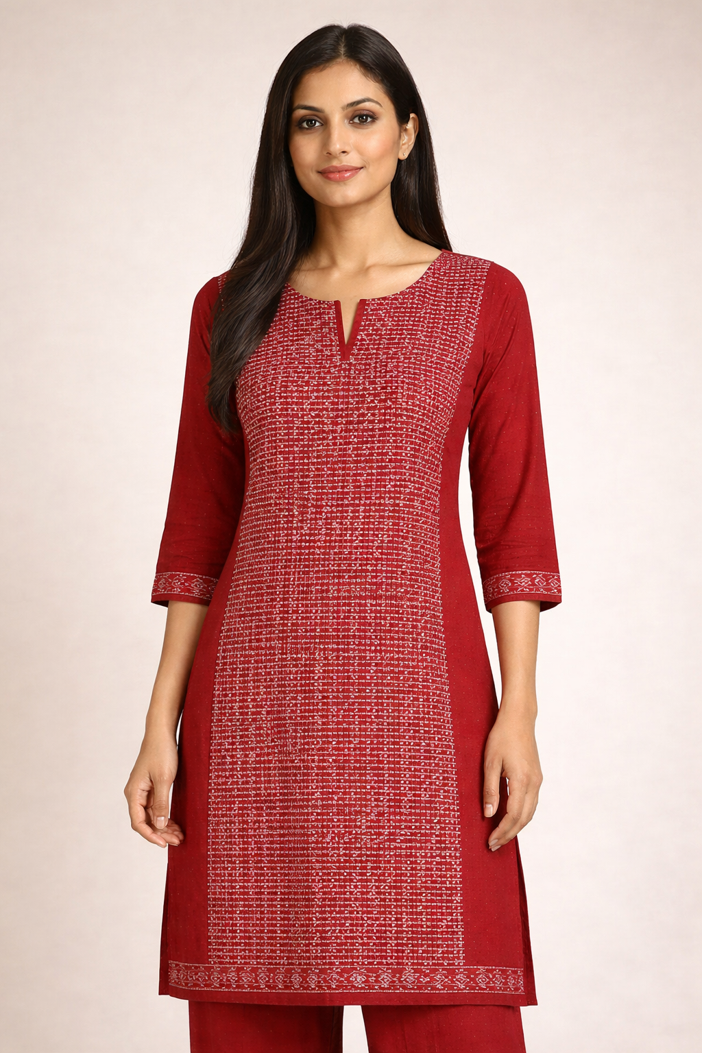 Stylish Crimson Red Kurti