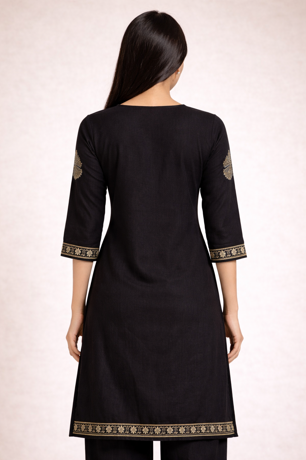 Elegant black Daily Wear Kurti