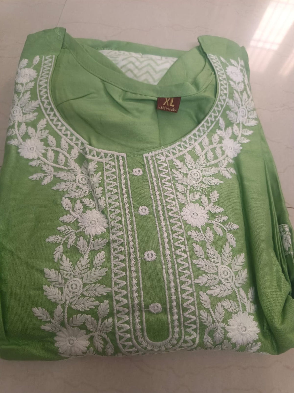 Premium Pistachio Green Anarkali Kurti