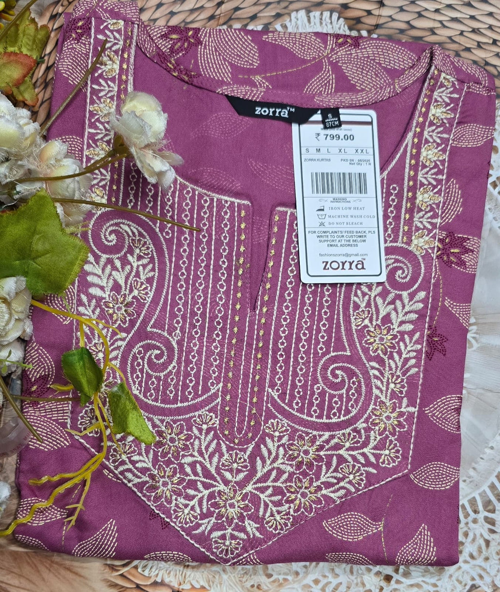 Premium Wine Maroon Anarkali Kurti