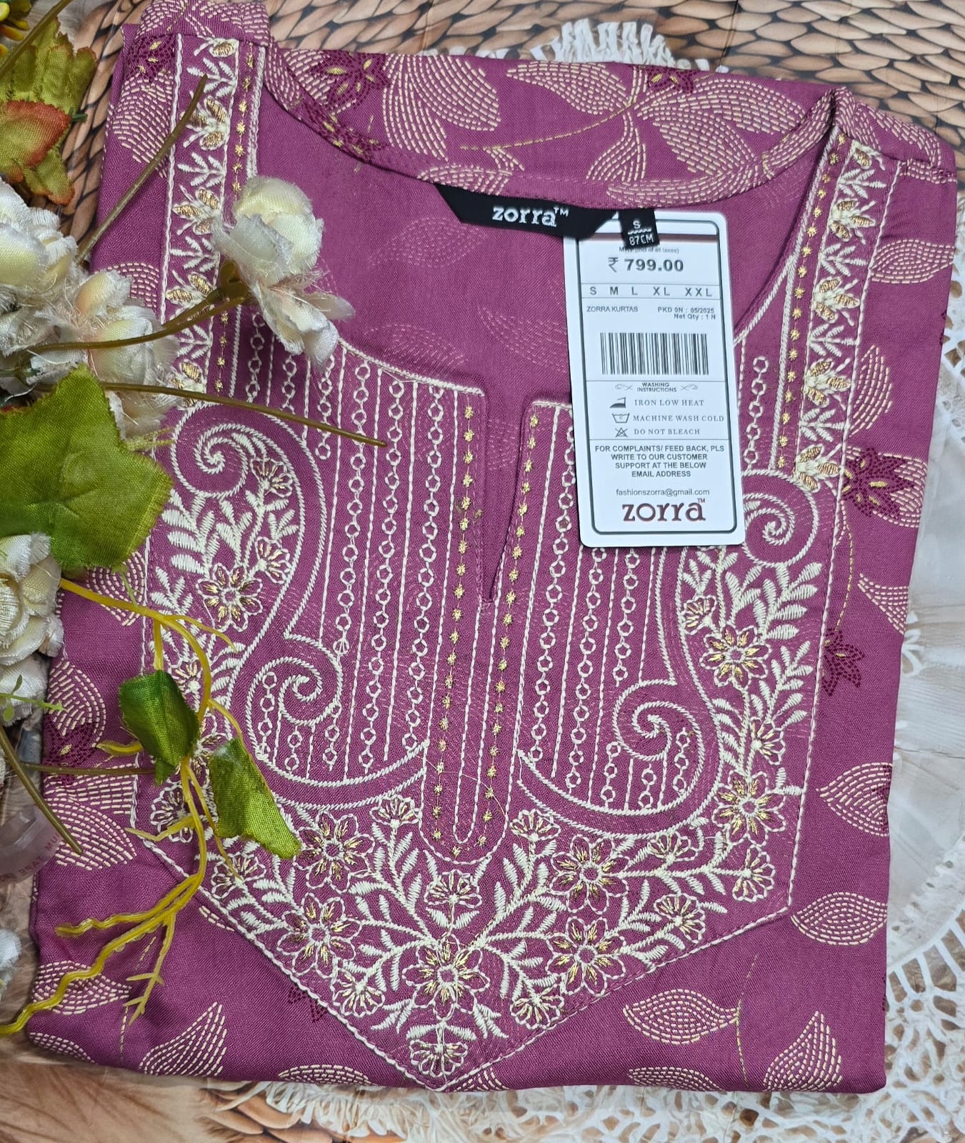 Premium Wine Maroon Anarkali Kurti
