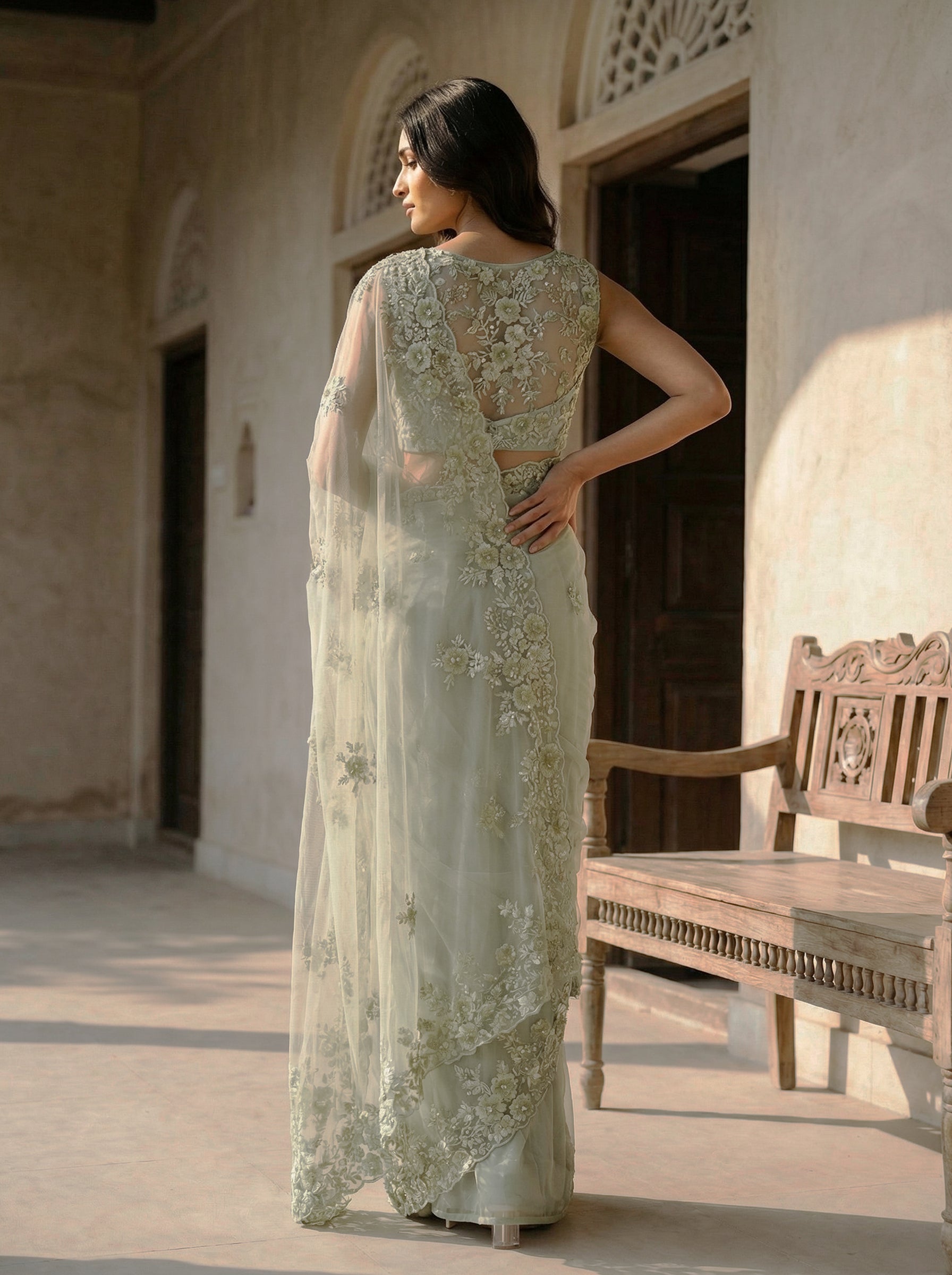 Pure kanchipuram silk saree