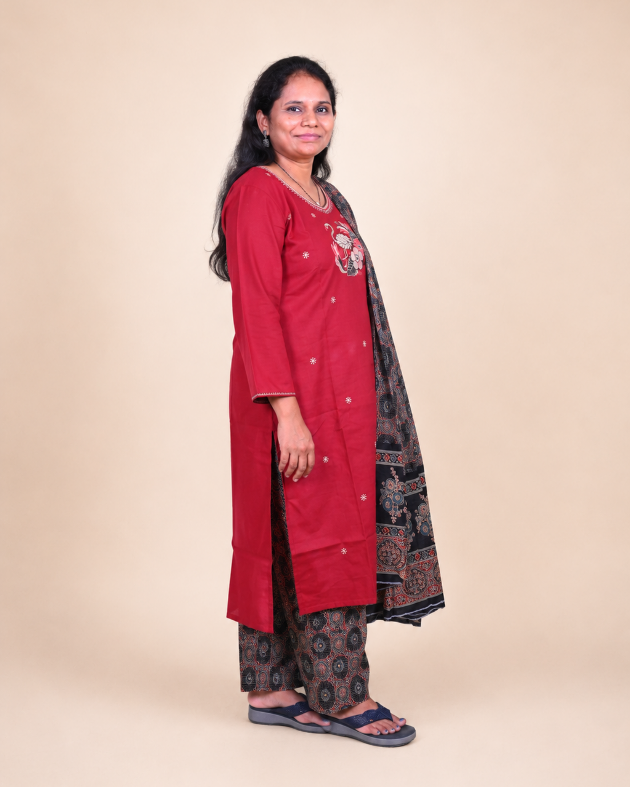 Ruby Bloom Soft Cotton Printed Dress Set